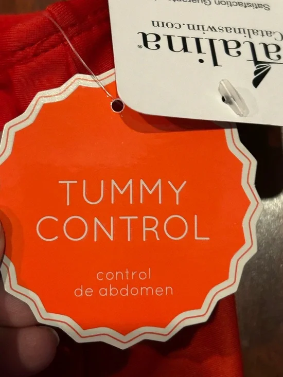 NWT Catalina Bright Red Swim Skirt Bottom Skort Small 4/6 Bathing Suit - Picture 10 of 10